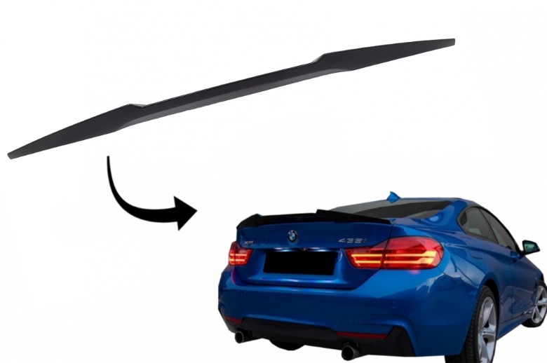 Lip bunkera M4 CS dizajn (mat crna) / BMW serije 4 Coupe F32 (2013-2019), TSBMF33M4CSB