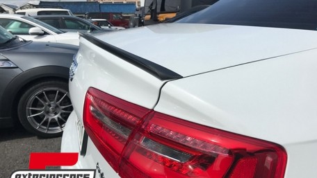 Lip bunkera S-line dizajn (mat crna) / Audi A6 C7 4G 4 vrata (2011-2018), TSAUA64G