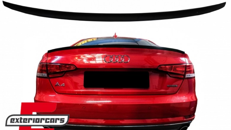 Lip bunkera S-line dizajn (piano crna) / Audi A4 B9 limuzina (2016-2024), TSAUA4B9PB