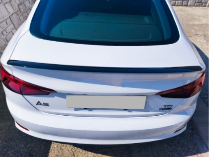 Lip bunkera S-line dizajn (piano crna) / Audi A5 F5 Sportback (2017-2024), TSAUA5F5