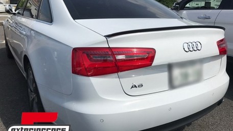 Lip bunkera S-line dizajn (piano crna) / Audi A6 C7 4G limuzina (2011-2018), TSAUA64GPB
