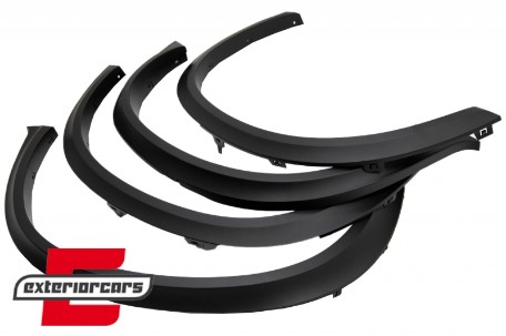 Lukovi kotača M-dizajn & 32 komada plastičnih spojnica / BMW X5 E70 (2007-2013), COWABME70CLIPS