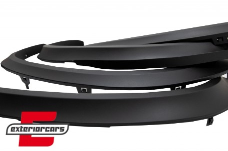 Lukovi kotača M-dizajn & 32 komada plastičnih spojnica / BMW X5 E70 (2007-2013), COWABME70CLIPS