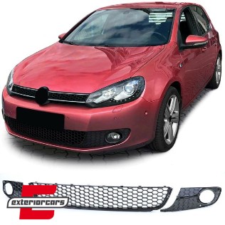 Mrežice prednjeg standardnog branika (piano crna) / VW Golf 6 (2008-2013), 1L0807653-2MOE