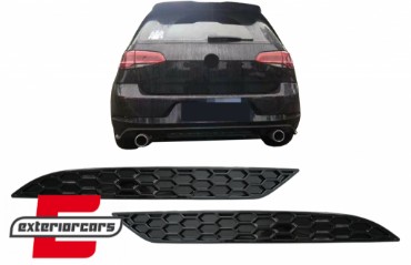 Mrežice zadnjeg branika u obliku saća (piano crna) / VW Golf 7.5 (2017-2019), RBRCVWG75