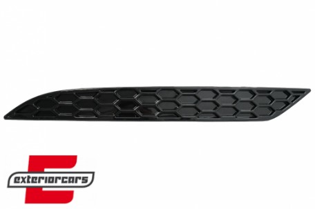 Mrežice zadnjeg branika u obliku saća (piano crna) / VW Golf 7.5 (2017-2019), RBRCVWG75