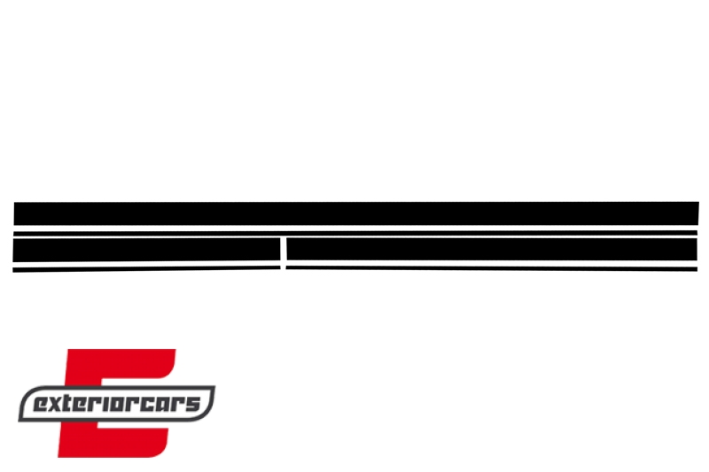 Naljepnice 45AMG dizajn Edition 1 (mat crna) / MERCEDES CLA W117 C117 X117 (2013-2016) A-klasa W176 (2012-2018), STICKERMBHMB