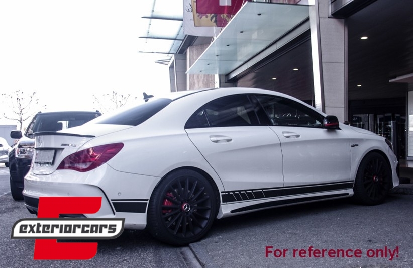 Naljepnice 45AMG dizajn Edition 1 (mat crna) / Mercedes CLA W117 C117 X117 (2013-2016) A klasa W176 (2012-2018), STICKERW117MB