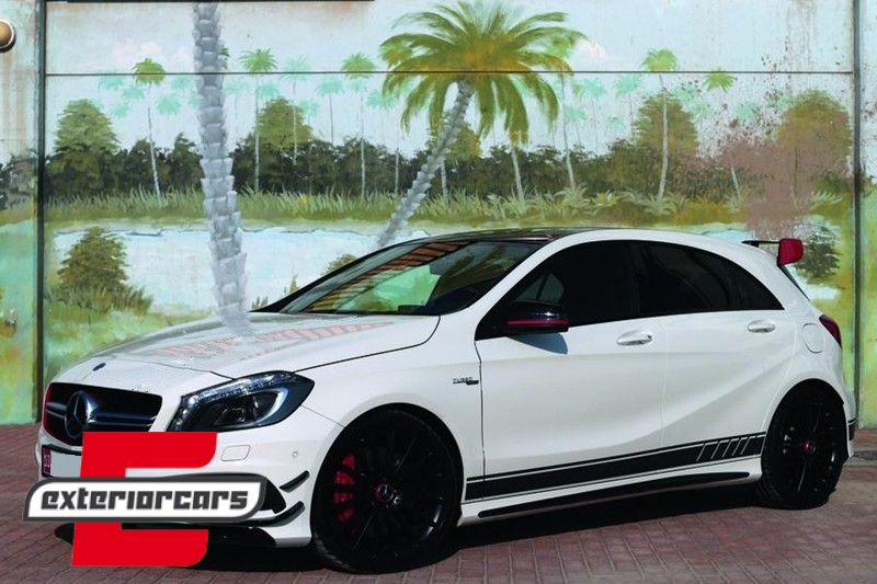 Naljepnice 45AMG dizajn Edition 1 (mat crna) / Mercedes CLA W117 C117 X117 (2013-2016) A klasa W176 (2012-2018), STICKERW117MB