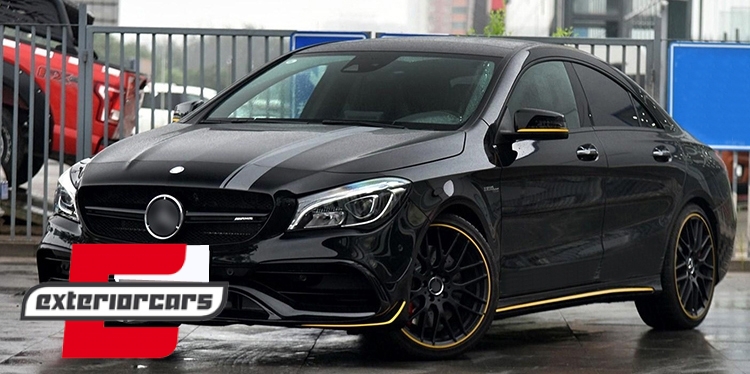 Naljepnice 45AMG dizajn Edition 1 (tamno siva) / MERCEDES CLA W117 C117 X117 (2013-2019) A klasa W176 (2012-2018), STICKERMBHDG