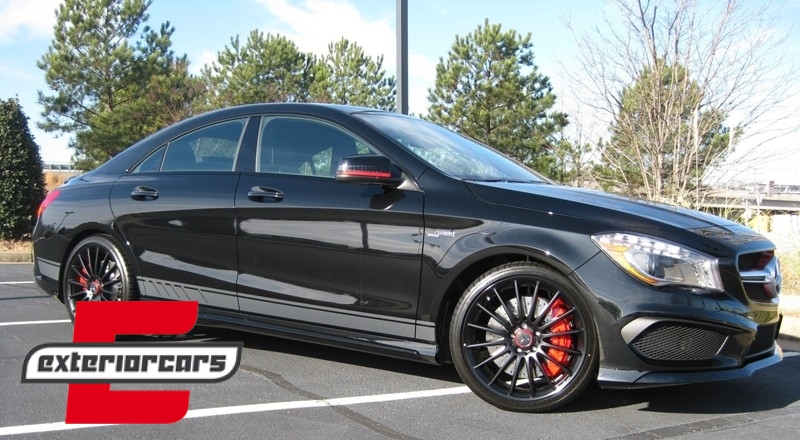 Naljepnice 45AMG dizajn Edition 1 (tamno siva) / Mercedes CLA W117 C117 X117 (2013-2019) A klasa W176 (2012-2018), STICKERW117DG