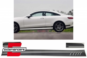 Naljepnice AMG dizajn (mat crna) / MERCEDES Benz C238 Coupe W212 W213 E200 E300 E350 E46 E63 C207 A207, STICKERC238MB