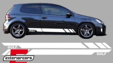 Naljepnice (bijela) / VW Golf 5 6 7 V VI VII (2003-2020), STICKERVWG5W