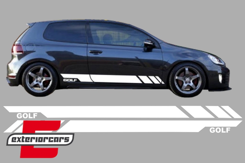 Naljepnice (bijela) / VW Golf 5 6 7 V VI VII (2003-2020), STICKERVWG5W