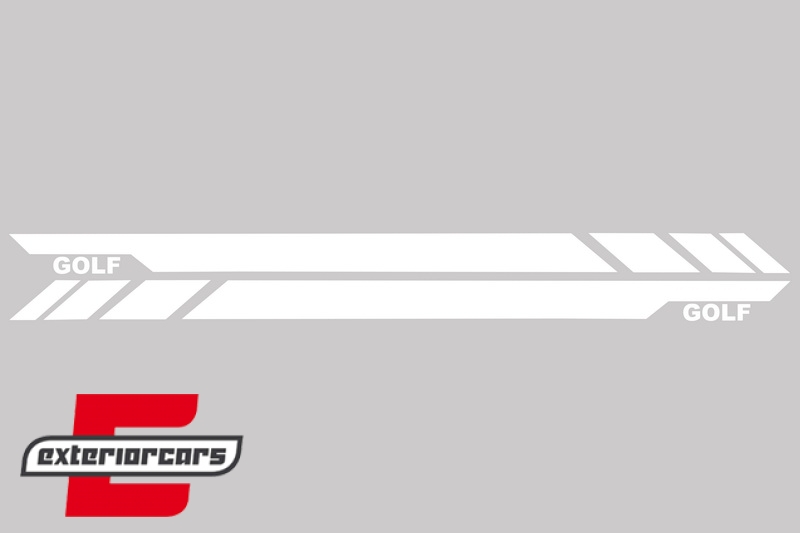 Naljepnice (bijela) / VW Golf 5 6 7 V VI VII (2003-2020), STICKERVWG5W