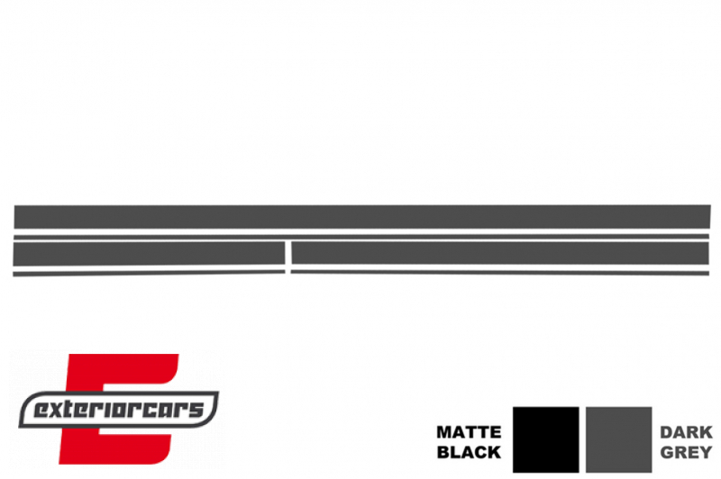 Naljepnice C63 AMG Edition 1 dizajn (tamno siva) / MERCEDES C205 Coupe A205 Cabrio (2014-2020), COSTICKERC205DG
