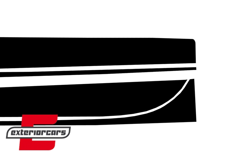 Naljepnice M-Performance dizajn (mat crna) / BMW serije 3 F30 F31 (2011-2019), STICKERF30MB