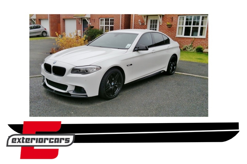 Naljepnice M-Performance dizajn (mat crna) / BMW serije 5 F10 F11 (2011-2017), STICKERF10MB