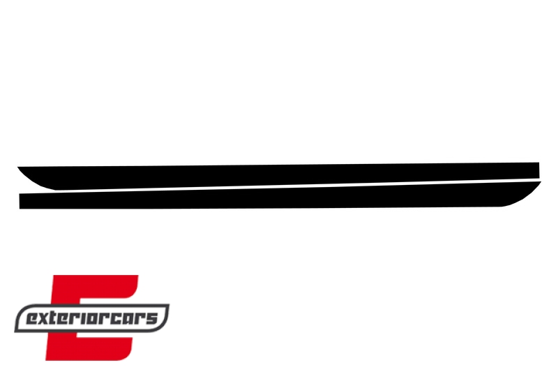 Naljepnice M-Performance dizajn (mat crna) / BMW serije 5 F10 F11 (2011-2017), STICKERF10MB