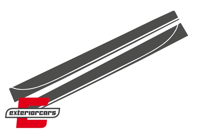 Naljepnice M-Performance dizajn (tamno siva) / BMW serije 3 F30 F31 (2011-2019), STICKERF30DG
