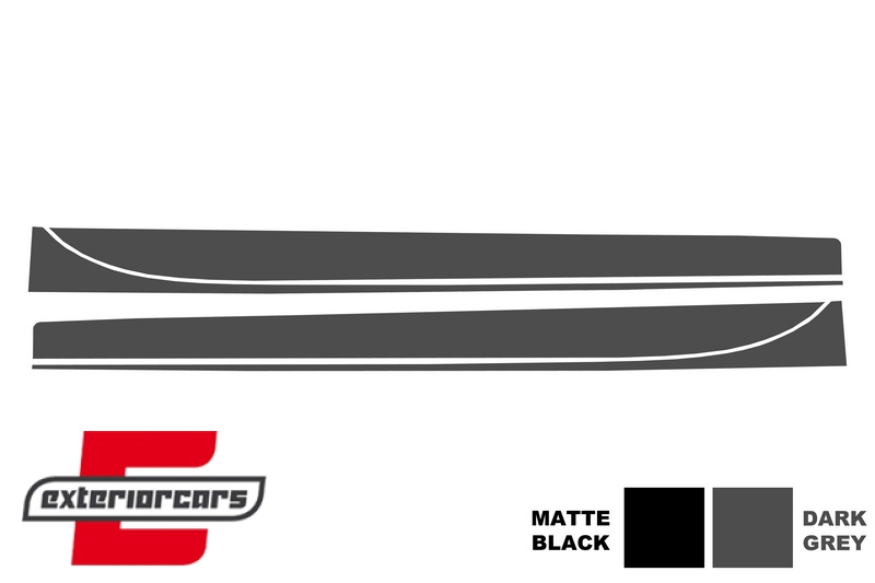 Naljepnice M-Performance dizajn (tamno siva) / BMW serije 3 F30 F31 (2011-2019), STICKERF30DG