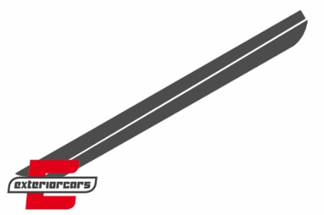 Naljepnice M-Performance dizajn (tamno siva) / BMW serije 5 F10 F11 (2011-2017), STICKERF10DG