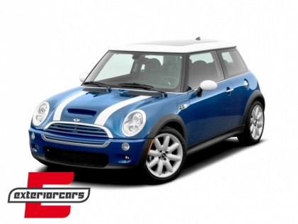 Naljepnice za gornji dio poklopca motora / MINI R50 R52 R53 R56 R57 Clubman R55 (2001-2017), STICKERMINIHBW