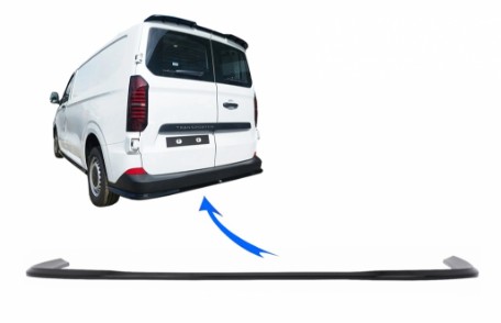 Nastavak stražnjeg branika (piano crna) / Ford Transit Custom Mk3 Tourneo Mk3 (2024-) / VW T7 (bez blatobrana), RBSVWT7WM