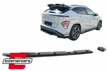 Nastavak stražnjeg branika (piano crna) / Hyundai KONA N-Line Mk2 (2023-), RBSHYKMK2