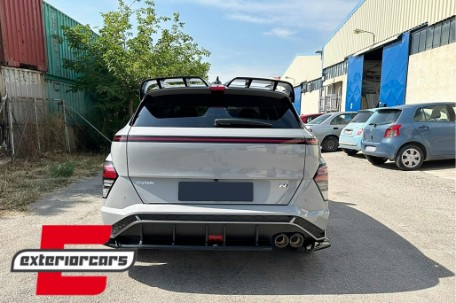 Nastavak stražnjeg branika (piano crna) / Hyundai KONA N-Line Mk2 (2023-), RBSHYKMK2