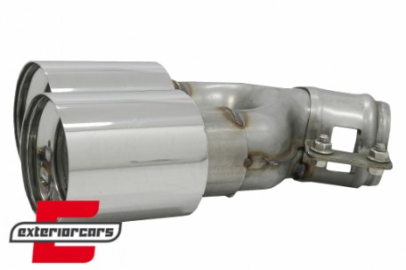 Nastavci auspuha 540i dizajn (chrome) / BMW serije 5 G30 G31 G38 serije 6 G32 (2016-2020), TY-BM5SG30