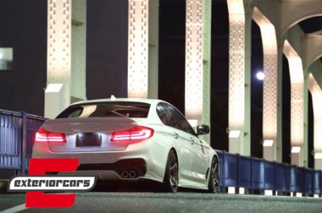 Nastavci auspuha 540i dizajn (crna) / BMW serije 5 G30 G31 G38 (2016-2020) serije 6 G32 (2016-2020), TY-BM5SG30B