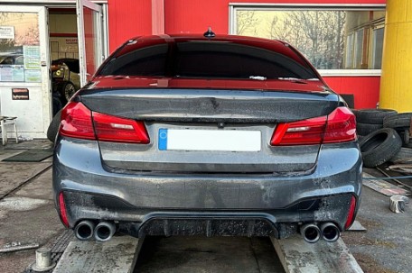 Nastavci auspuha 540i dizajn (crna) / BMW serije 5 G30 G31 G38 (2016-2020) serije 6 G32 (2016-2020), TY-BM5SG30B