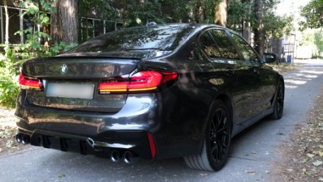 Nastavci auspuha 540i dizajn (crna) / BMW serije 5 G30 G31 G38 (2016-2020) serije 6 G32 (2016-2020), TY-BM5SG30B
