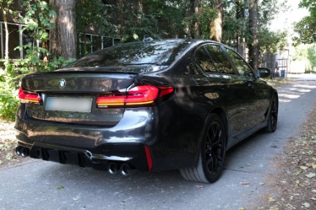 Nastavci auspuha 540i dizajn (crna) / BMW serije 5 G30 G31 G38 (2016-2020) serije 6 G32 (2016-2020), TY-BM5SG30B