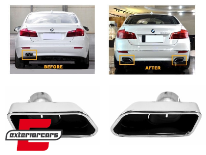 Nastavci auspuha 550i V8 LCI dizajn / BMW serije 5 F10 F11 F18 limuzina karavan (2010-2017), TY-D047