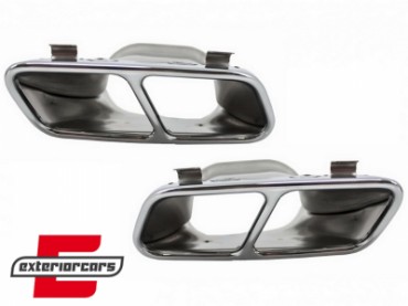 Nastavci auspuha A45 CLA45 AMG dizajn (chrome) / Mercedes A-klasa W176 (2012-2018) CLA W117 C117 (2012-2018), TY-W176-A45