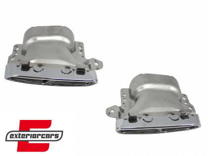 Nastavci auspuha A45 CLA45 AMG dizajn (chrome) / Mercedes A-klasa W176 (2012-2018) CLA W117 C117 (2012-2018), TY-W176-A45