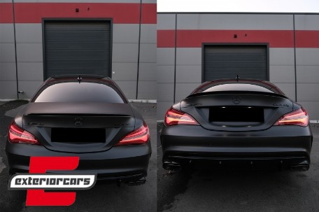 Nastavci auspuha A45 CLA45 AMG dizajn (crna) / Mercedes A-klasa W176 (2012-2018) CLA W117 C117 (2012-2018), TY-W176-A45B