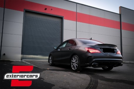 Nastavci auspuha A45 CLA45 AMG dizajn (crna) / Mercedes A-klasa W176 (2012-2018) CLA W117 C117 (2012-2018), TY-W176-A45B