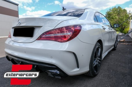Nastavci auspuha A45 CLA45 AMG dizajn (crna) / Mercedes A-klasa W176 (2012-2018) CLA W117 C117 (2012-2018), TY-W176-A45B