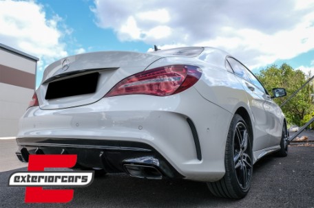 Nastavci auspuha A45 CLA45 AMG dizajn (crna) / Mercedes A-klasa W176 (2012-2018) CLA W117 C117 (2012-2018), TY-W176-A45B