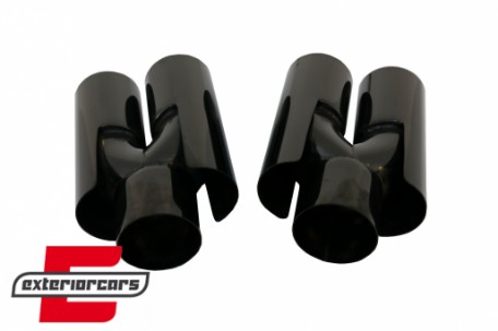 Nastavci auspuha Ac Schnitzer dizajn (crna) / BMW E60 E90 E92 E93 F10 F30 M3 M5 M6, TY-E174B