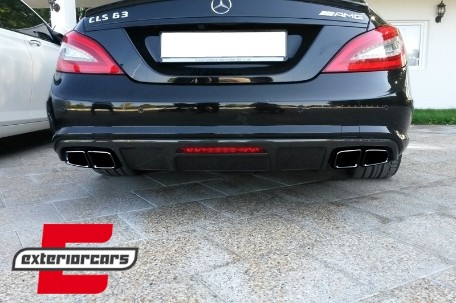 Nastavci auspuha AMG dizajn (black edition) / Mercedes W221 W164 W166 W212 W218 S-klasa E-klasa CLS ML, TY-E63NB