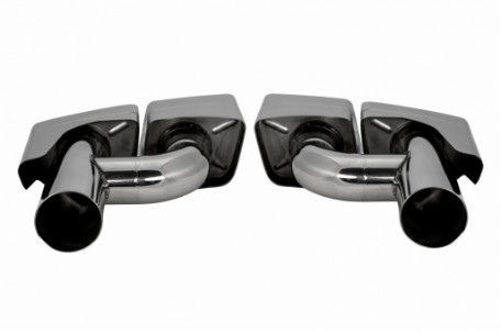 Nastavci auspuha AMG dizajn (chrome) / Mercedes C-klasa E-klasa S-klasa CLS SL SLK W204 W211 W221 W219 E63 W212, TY-D001N2