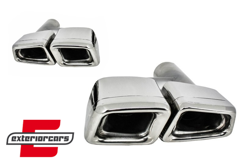 Nastavci auspuha AMG dizajn (chrome) / Mercedes S63 E63 W221 W164 W166 W212 W218 S-klasa E-klasa CLS ML, TY-E63