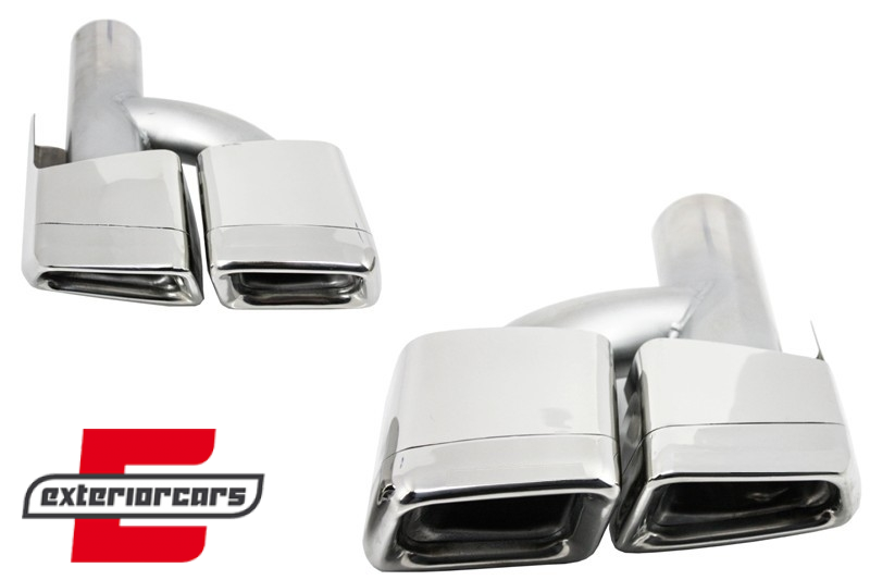 Nastavci auspuha AMG dizajn (chrome) / Mercedes S63 E63 W221 W164 W166 W212 W218 S-klasa E-klasa CLS ML, TY-E63
