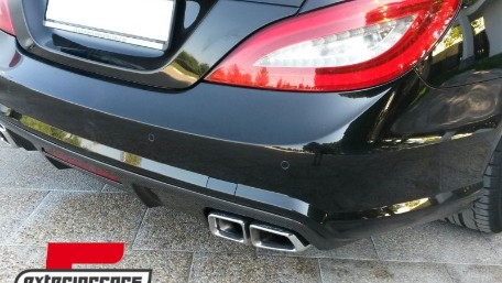 Nastavci auspuha AMG dizajn (chrome) / Mercedes S63 E63 W221 W164 W166 W212 W218 S-klasa E-klasa CLS ML, TY-E63
