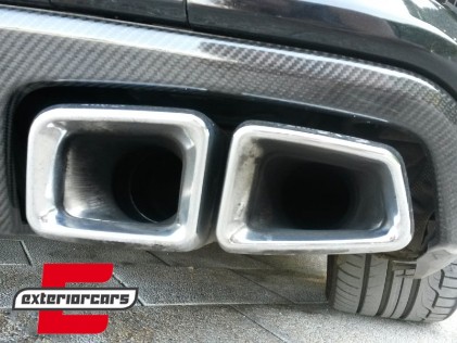 Nastavci auspuha AMG dizajn (chrome) / Mercedes S63 E63 W221 W164 W166 W212 W218 S-klasa E-klasa CLS ML, TY-E63