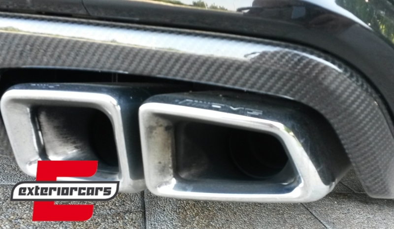 Nastavci auspuha AMG dizajn (chrome) / Mercedes S63 E63 W221 W164 W166 W212 W218 S-klasa E-klasa CLS ML, TY-E63